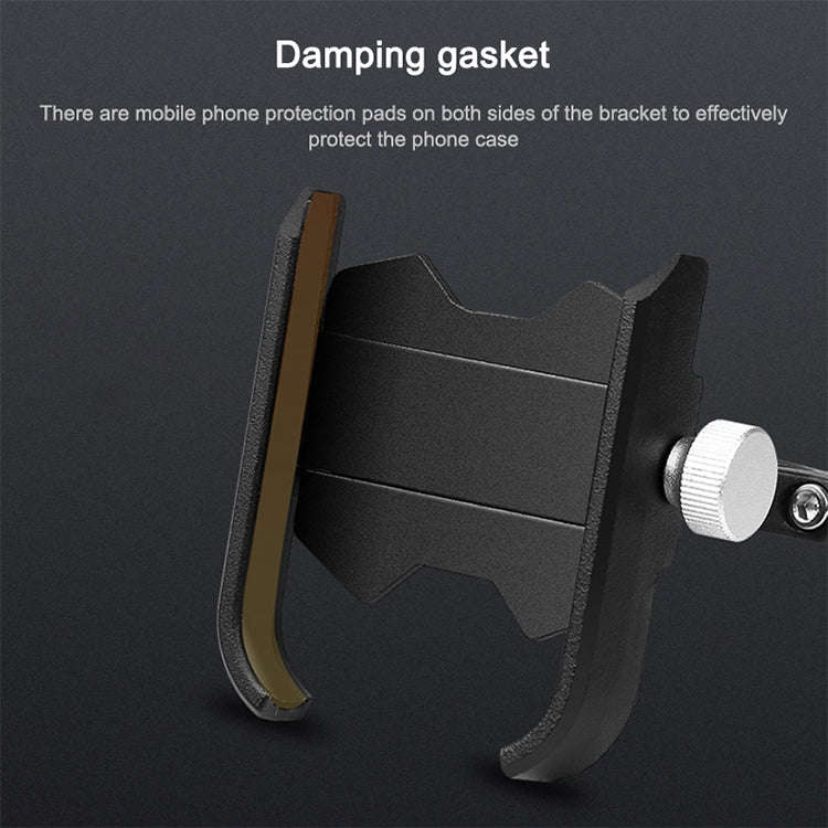 Bicycle Mobile Phone Holder Motorcycle Electric Car Navigation Mobile Phone Holder, Style:Rearvie...