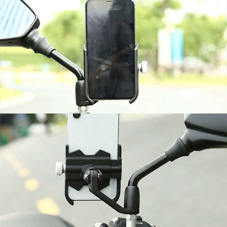 Bicycle Mobile Phone Holder Motorcycle Electric Car Navigation Mobile Phone Holder, Style:Rearvie...