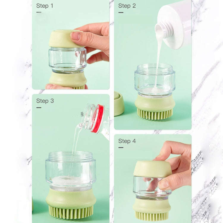 Pet Bath Brush Silicone Multifunctional Massage Pet Supplies(Pink)