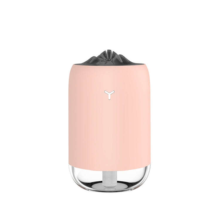 Car Portable Humidifier Household Night Light USB Spray Instrument Disinfection Aroma Diffuser(Pink)
