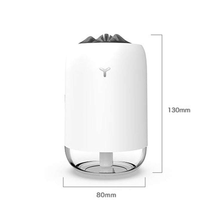 Car Portable Humidifier Household Night Light USB Spray Instrument Disinfection Aroma Diffuser(Pink)