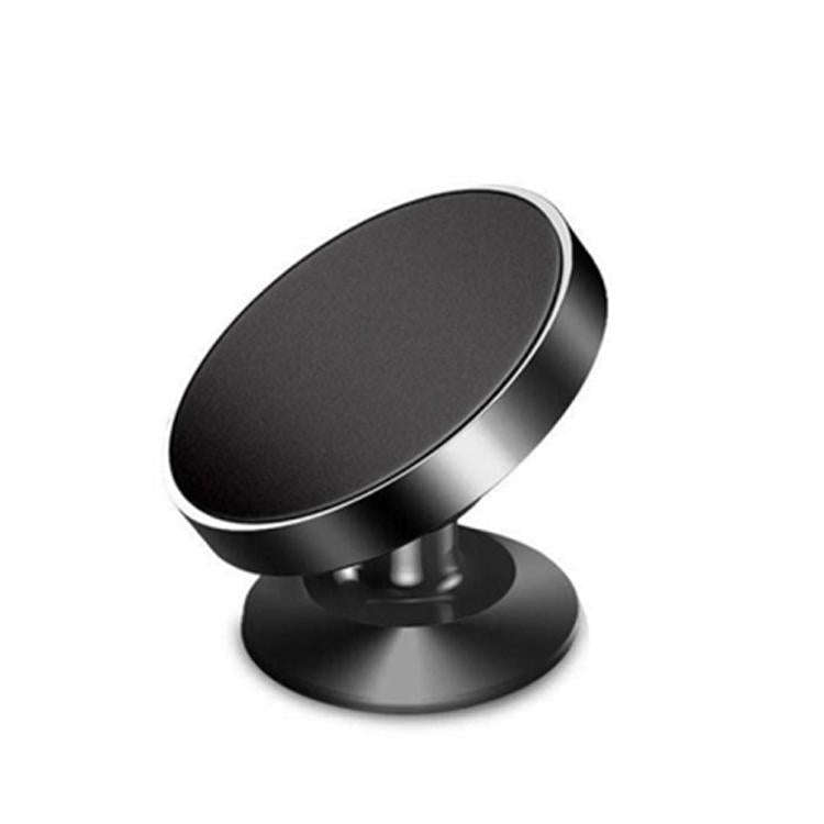 Car Phone Holder Alloy Magnetic Universal Dual Ball Rotating Car Phone Holder,, Color: Black (Sin...