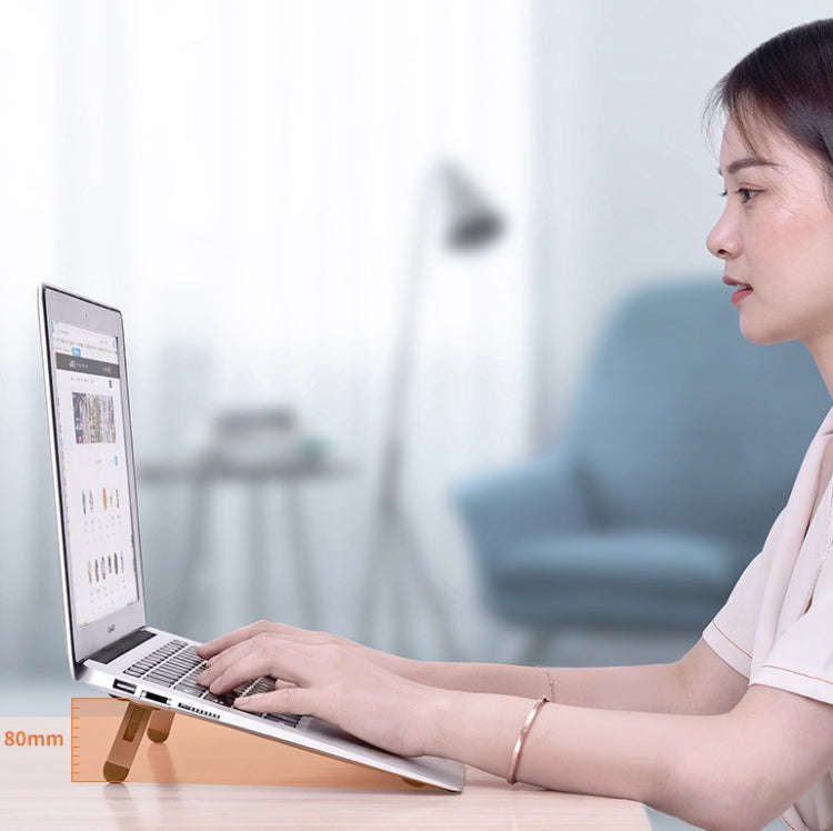 Oatsbasf Portable Storage Foldable Notebook Computer Bracket Heightening Fan Heater(Silver)