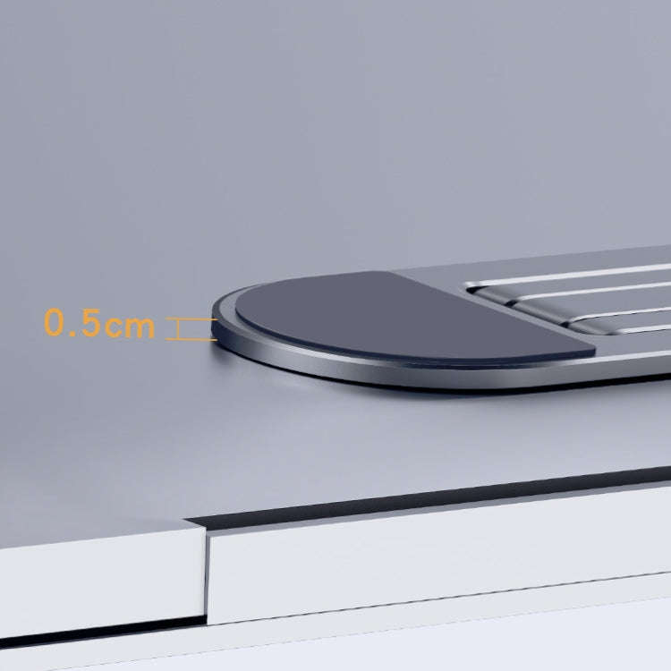 Oatsbasf Portable Storage Foldable Notebook Computer Bracket Heightening Fan Heater(Silver)