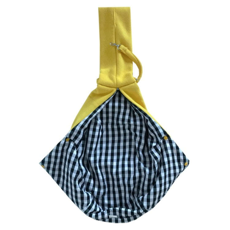 Pet Outing Carrier Bag Cotton Messenger Shoulder Bag, Colour: Yellow