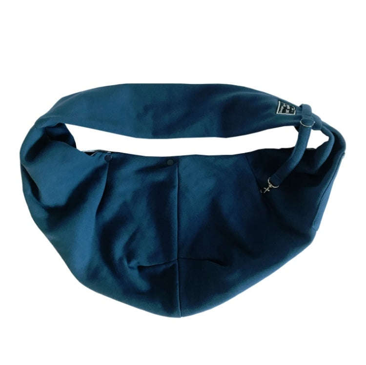Pet Outing Carrier Bag Cotton Messenger Shoulder Bag, Colour: Blue