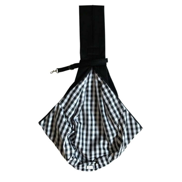 Pet Outing Carrier Bag Cotton Messenger Shoulder Bag, Colour: Black