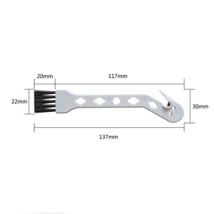 20 PCS Sweeping Robot Cleaning Small Brush for Bissell Vacuum Cleaner, Color:White
