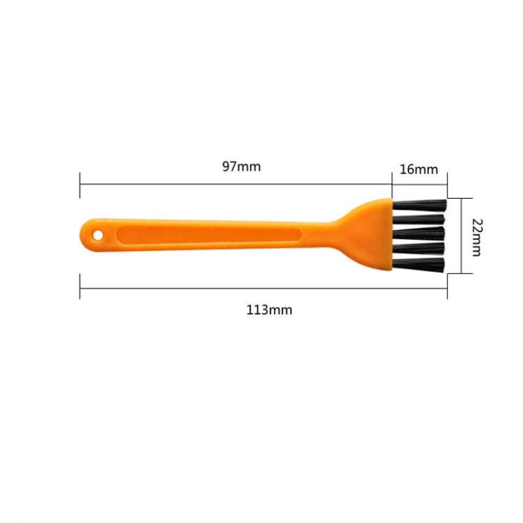 20 PCS Sweeping Robot Cleaning Small Brush for Bissell Vacuum Cleaner, Color:Yellow