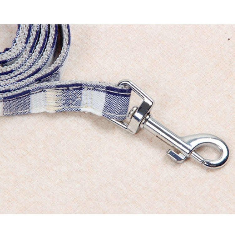 Pet Traction Rope Chest Harness Anti-break Away Vest Type Small Dog Walking Rope, Size:M(Gray)