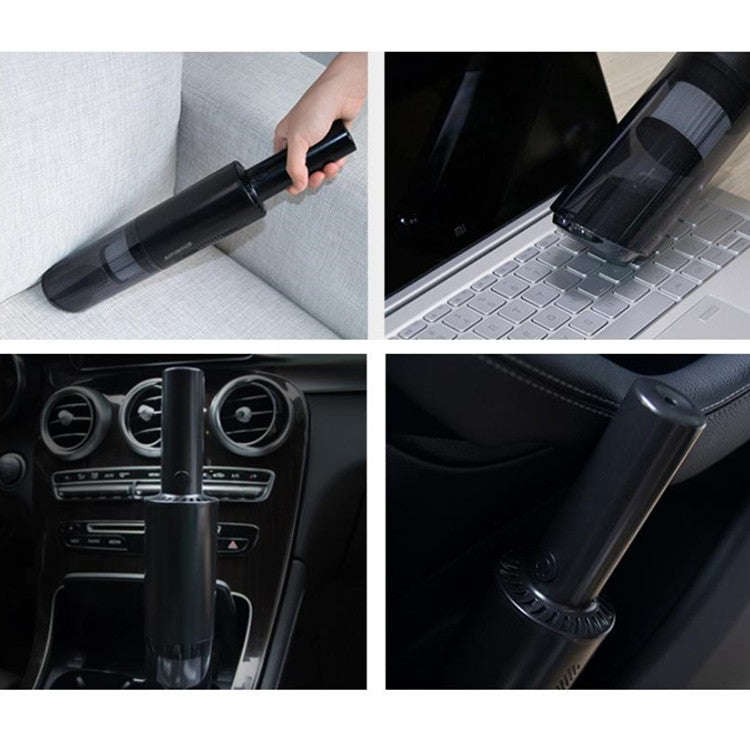 Dual-purpose Handheld Vacuum Cleaner for Car and Home, Model:Wired(White)