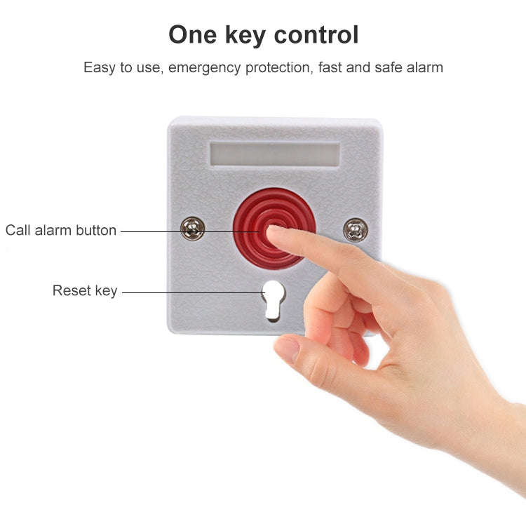 10 PCS NC NO Signal Options Security Alarm Accessories Button Panic Button Fire Alarm Emergency S...