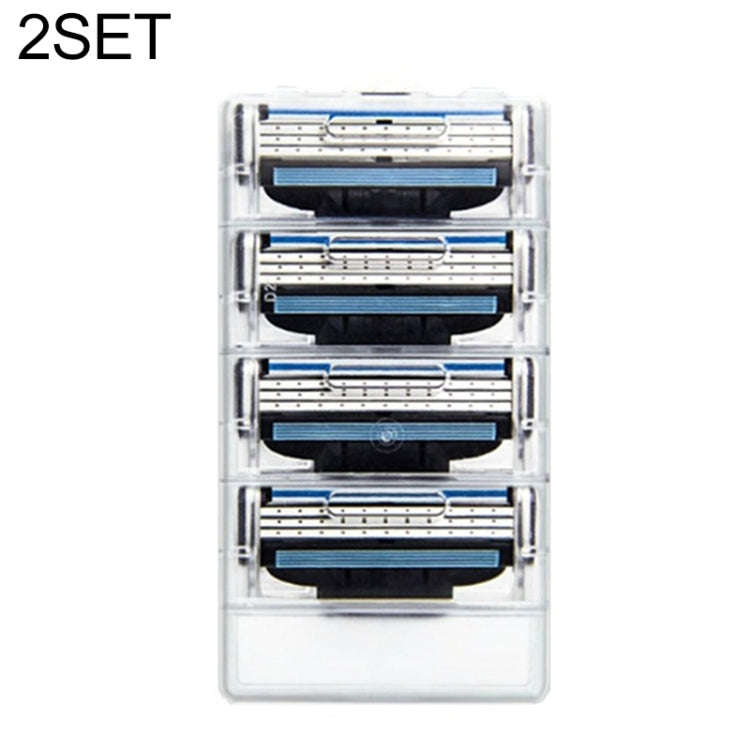 2 SET 3 Layers Men Shaving Razor Blades Manual Blades Beard Shaver Trimmer
