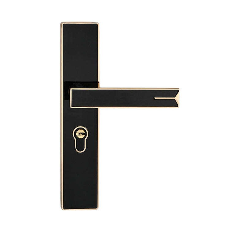 Mute Strong Magnetic Aluminum Alloy Interior Door Lock Door Bedroom Hardware Handle Lock, Color:B...