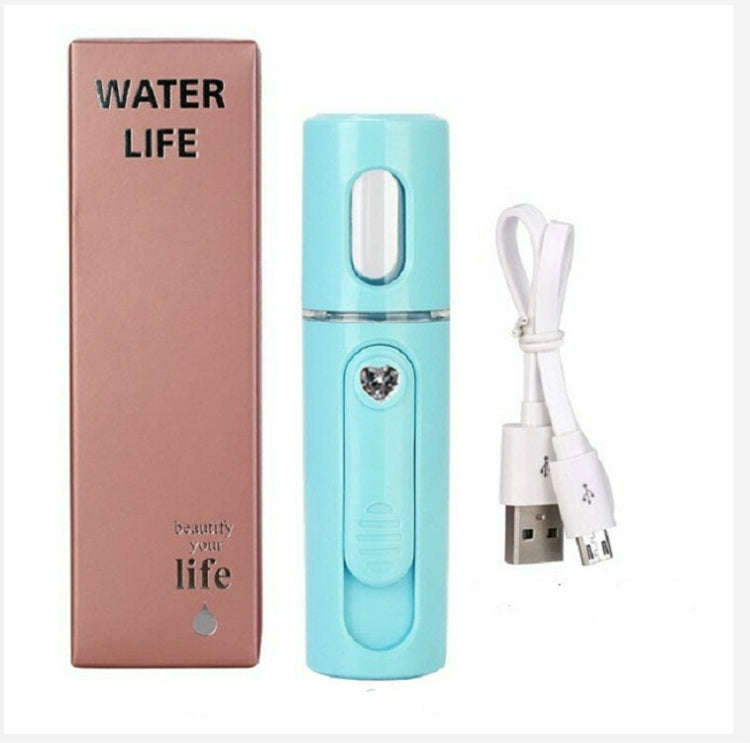 Facial Steamer Nano Steamer Handy  Face Moisture Sprayer Rechargeable Mini USB Charging Automatic...