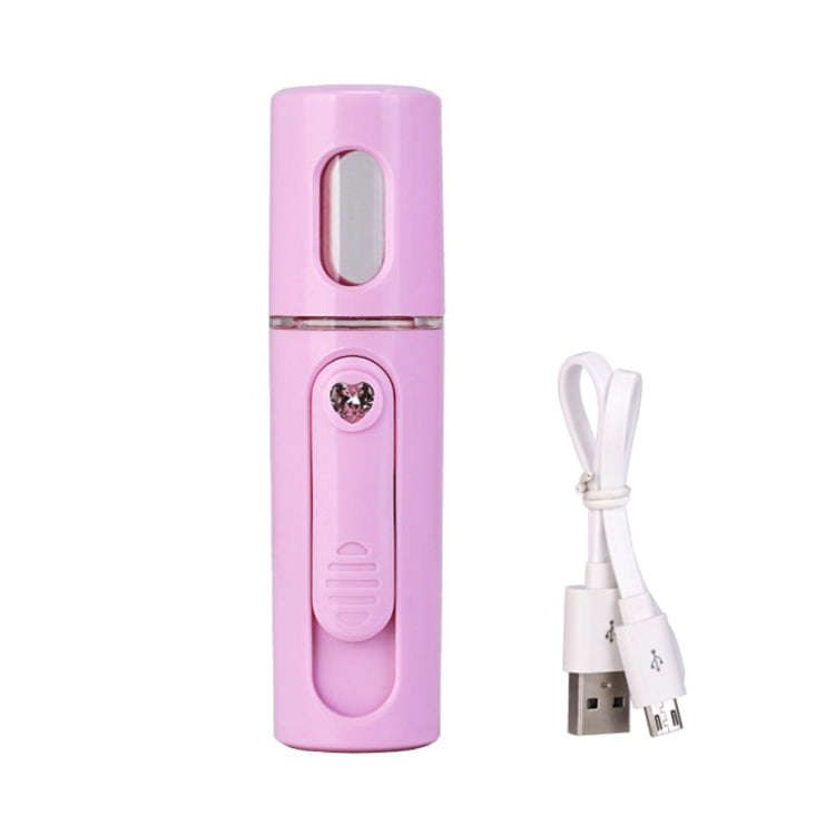 Facial Steamer Nano Steamer Handy  Face Moisture Sprayer Rechargeable Mini USB Charging Automatic...