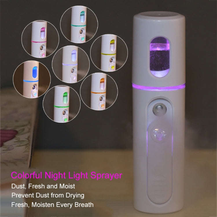 Facial Steamer Nano Steamer Handy  Face Moisture Sprayer Rechargeable Mini USB Charging Automatic...