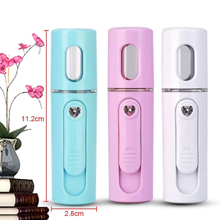 Facial Steamer Nano Steamer Handy  Face Moisture Sprayer Rechargeable Mini USB Charging Automatic...