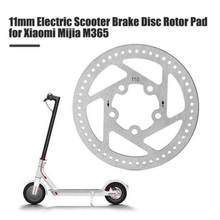 For Xiaomi Mijia M365 Electric Scooter Front and Rear Wheel Disc Brake Pads(Silver)