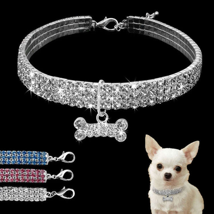 Bling Rhinestone Dog Collar Crystal Puppy Chihuahua Pet Dog Collars Leash For Small Dogs Mascotas...
