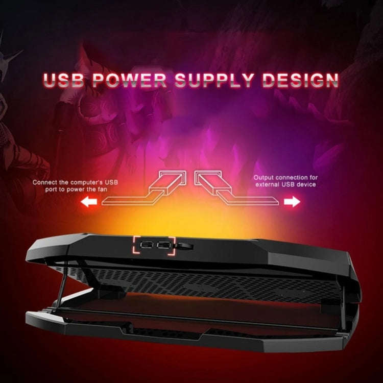 Notebook Radiator Multi-angle Adjustment Base, Specification:Black 220V