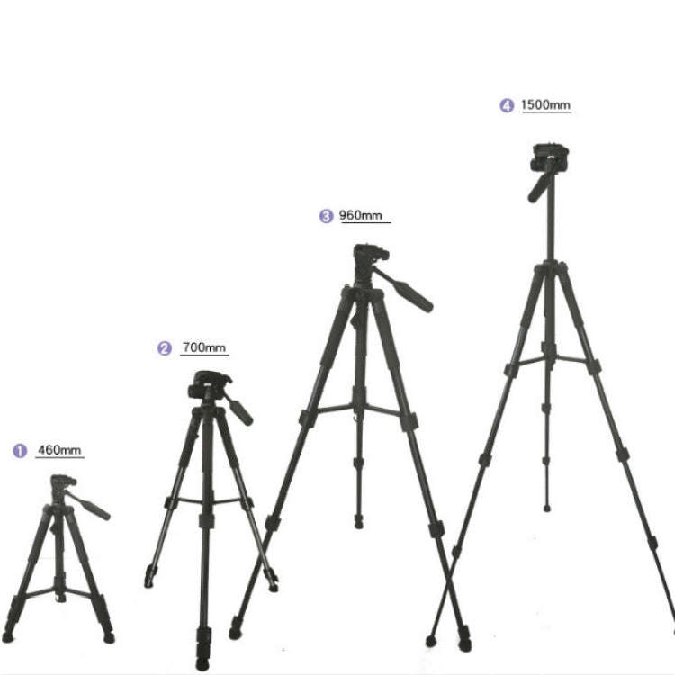 ET-668 Mobile Phone Camera Photography Tripod Live Support(Black)
