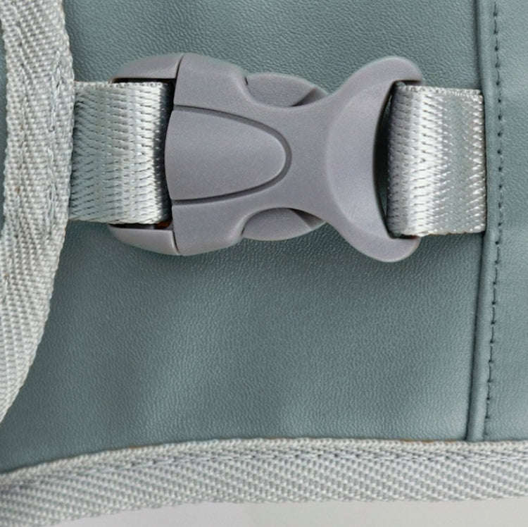 TAILUP Pets Carry Out Shoulder Bag Convenient Foldable Leather Chest Bag, Specification: S(Jean B...