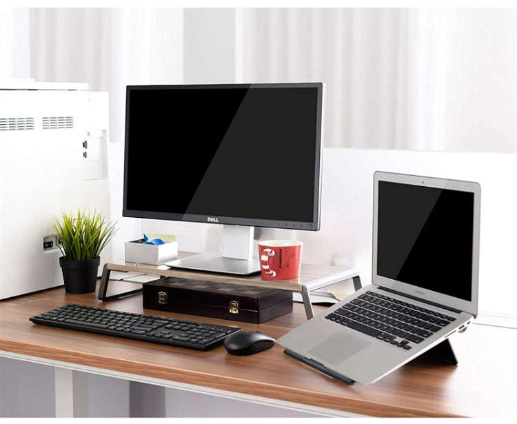 Monitor Stand Riser with Metal Feet for iMac MacBook LCD Display Printer, Lapdesk Tabletop Organi...