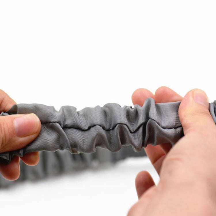 Dog Running Reflective Adjustable Belt Traction Rope with Small Bag, Specification:4-Piece Set(Gray)