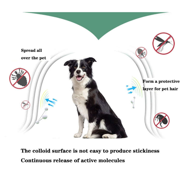 Pet Flea & Anti-Lice Collar Pet In Vitro Insect Repellent Ring, Size:Large Dog/70cm