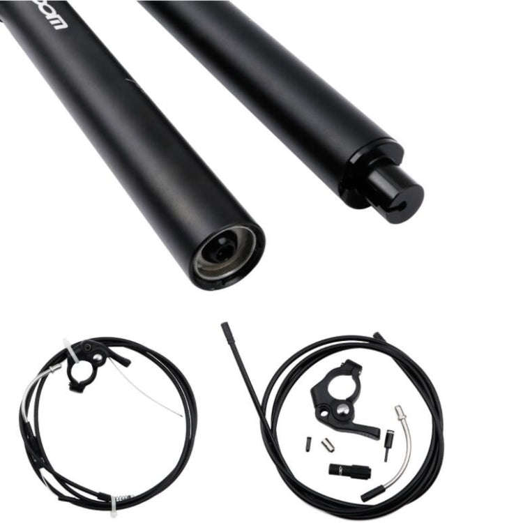 ZOOM Bicycle Wire-Controlled Hydraulic Lift Seat Tube Mountain Bike Seatpost, Size:31.6mm, Specif...