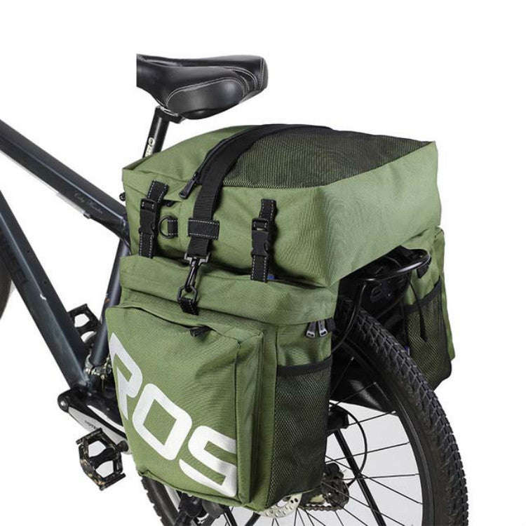 ROSWHEEL Bicycle Back Pack, Style:Green