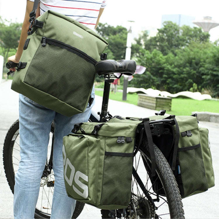 ROSWHEEL Bicycle Back Pack, Style:Green
