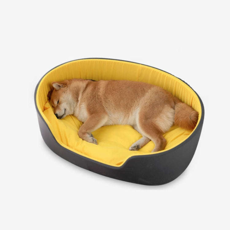 Two-Color Washable Comfortable Pet Nest with Cushion, Size:M 57x40x20cm