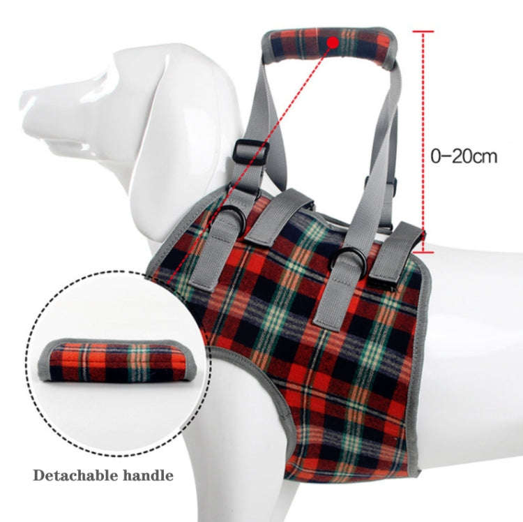 Pet Leg Straps Disabled & Injured Elderly Dog Auxiliary Belt, Size: S, Style:Front Leg(Blue)