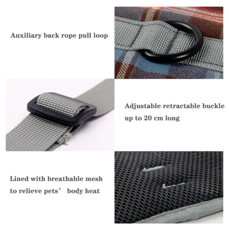 Pet Leg Straps Disabled & Injured Elderly Dog Auxiliary Belt, Size: M, Style:Front Leg(Blue)