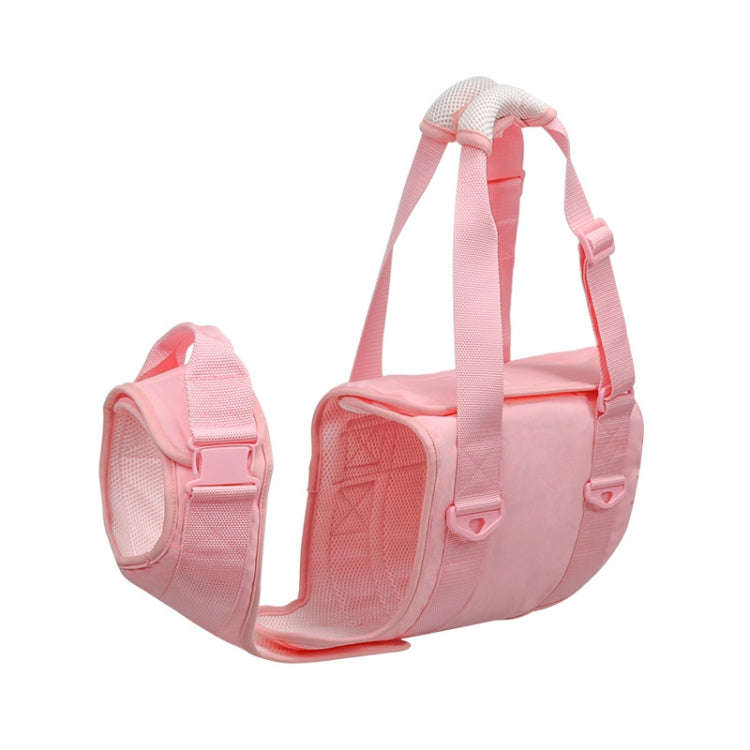 Pet Leash Senior Dogs Walking Aids Chest Harness, Size: XL(Pink)