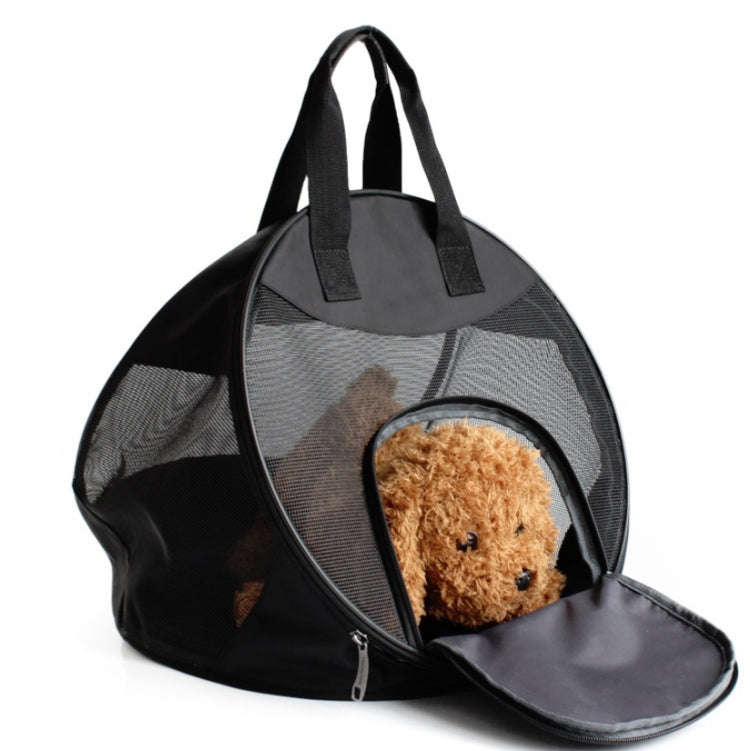Multifunctional Folding Pet Handbag Portable Outing Package Pet Supplies(Black)
