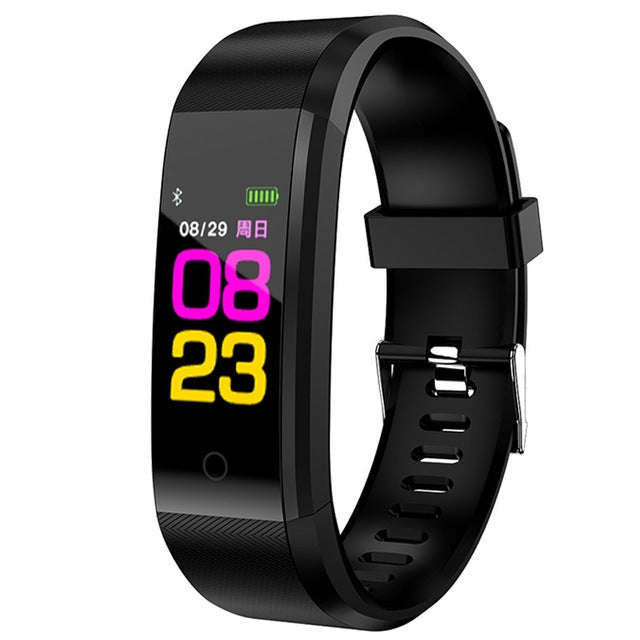 ID115 Plus Smart Bracelet Fitness Heart Rate Monitor Blood Pressure Pedometer Health Running Spor...