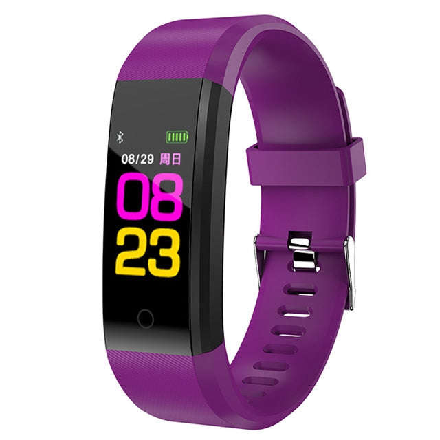 ID115 Plus Smart Bracelet Fitness Heart Rate Monitor Blood Pressure Pedometer Health Running Spor...