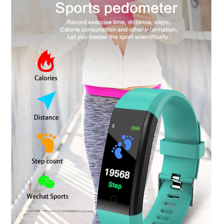 ID115 Plus Smart Bracelet Fitness Heart Rate Monitor Blood Pressure Pedometer Health Running Spor...