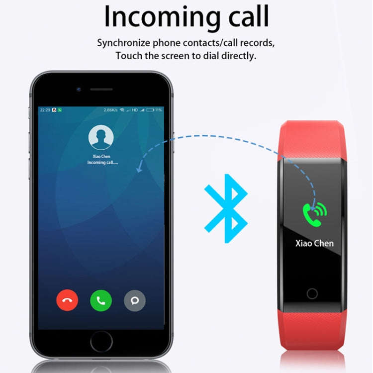 ID115 Plus Smart Bracelet Fitness Heart Rate Monitor Blood Pressure Pedometer Health Running Spor...