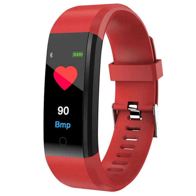 ID115 Plus Smart Bracelet Fitness Heart Rate Monitor Blood Pressure Pedometer Health Running Spor...