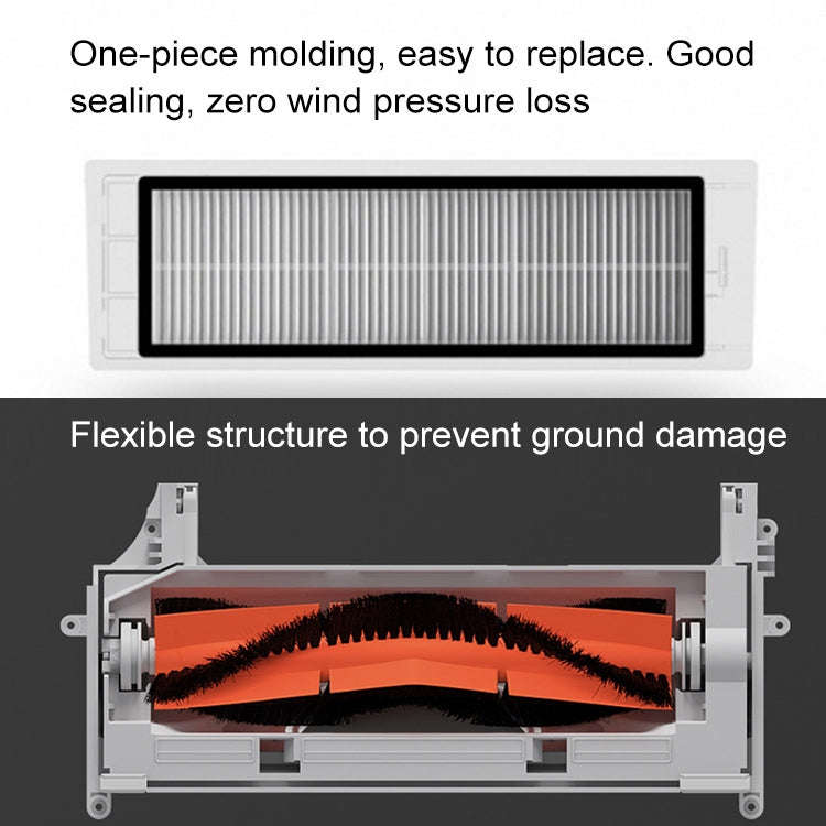 Sweeping Robot Accessories S50 Mop Filter Side Brush for Xiaomi Generation / Second Generation