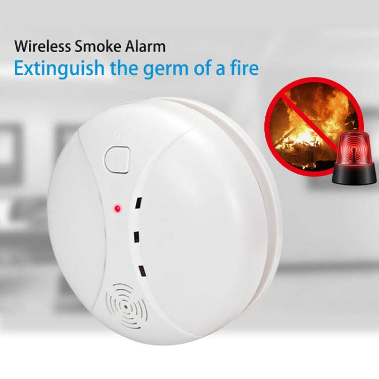ZC-S004 Wireless Fire Sensor Protection Smoke Detector Home Security Alarm Systems