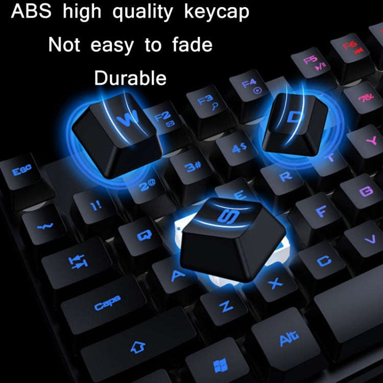 X-L SWAB GX50 Computer Manipulator Feel Wired Keyboard + Macro Programming Mouse, Color Black ...