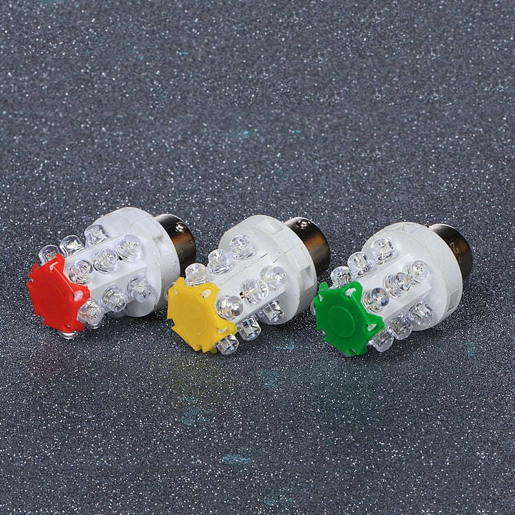 B15 15 LEDs Small Bulb LED Warning Light, Random Color Delivery, Voltage:220V