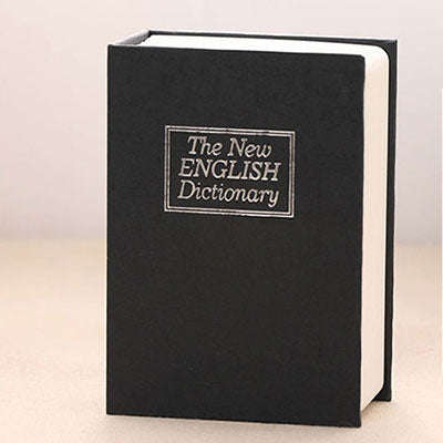 Mini Dictionary Safe Box Book Secret Security Lock Cash Money Coin Storage Jewellery key Locker(B...