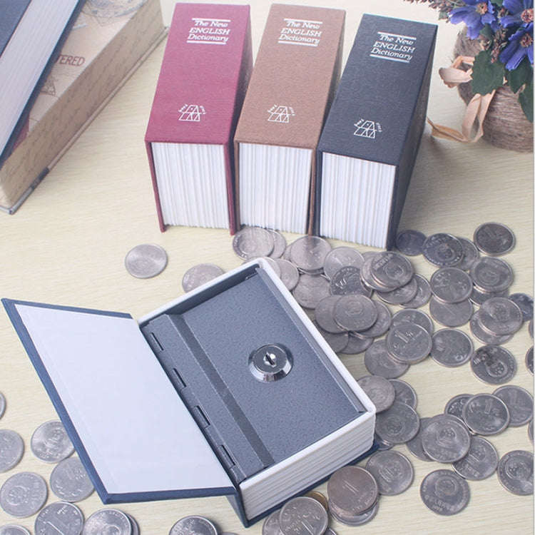Mini Dictionary Safe Box Book Secret Security Lock Cash Money Coin Storage Jewellery key Locker(B...