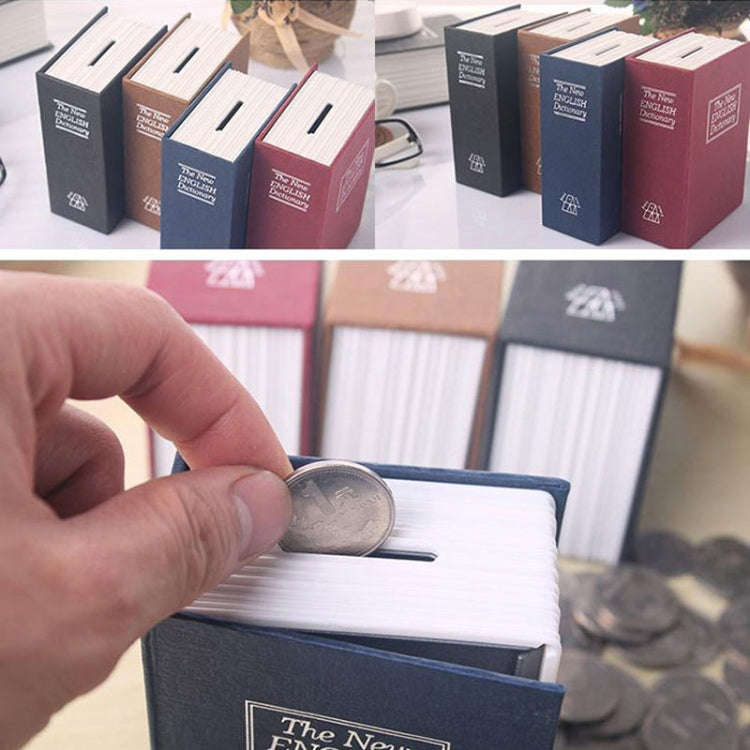 Mini Dictionary Safe Box Book Secret Security Lock Cash Money Coin Storage Jewellery key Locker(B...